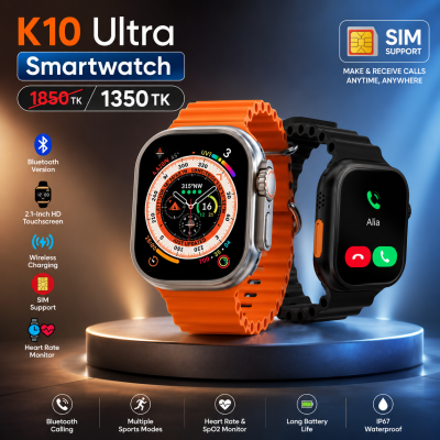 K10 Ultra Smart Watch-SIM কার্ড সাপোর্ট